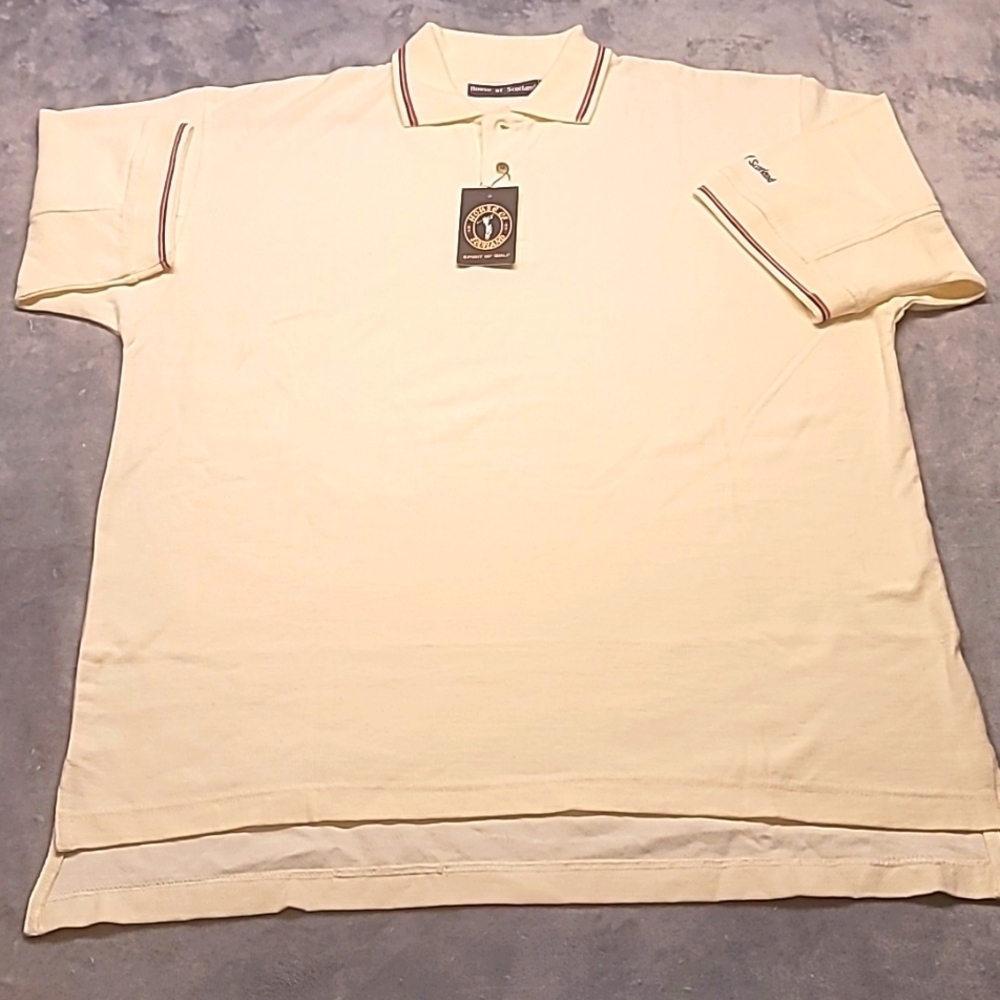 0493. NWTs ~ House of Scotland ~ Spirit of Golf ~ 100% Cotton ~ Medium (?)